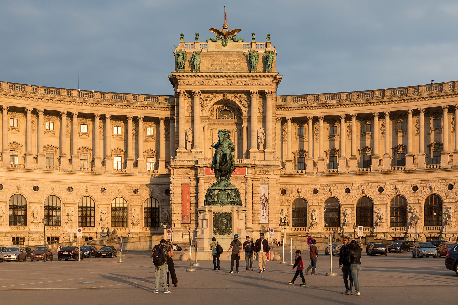 The Hofburg on Michaelerplatz