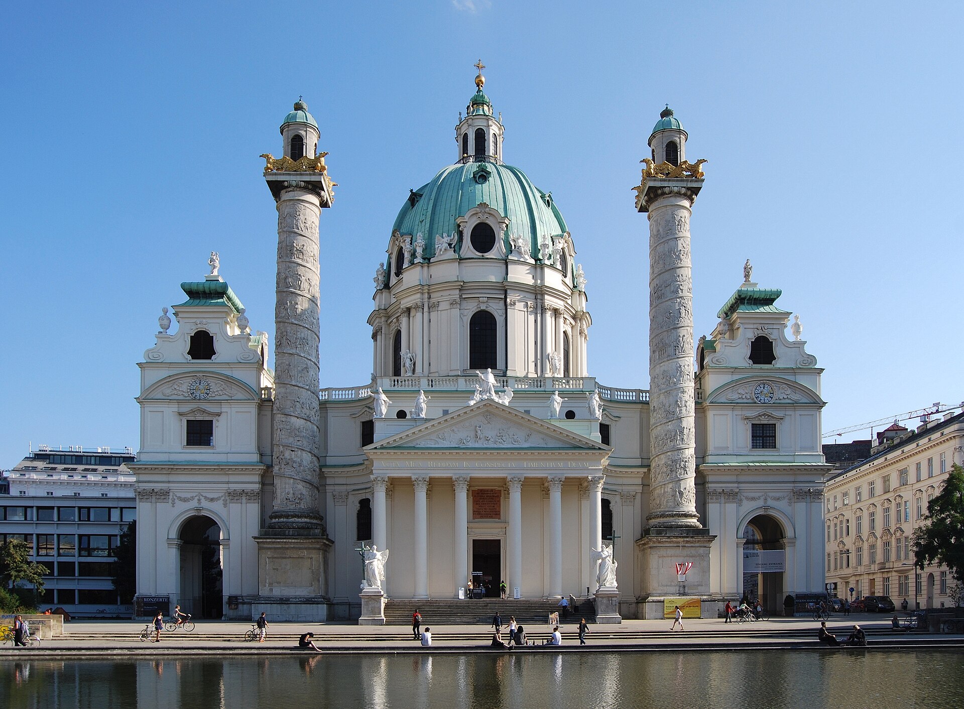 The Karlskirche in daylight