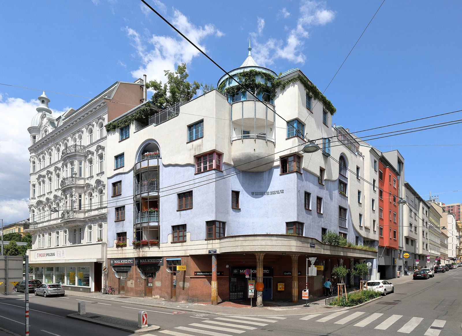 A residential apartment building in Mariahilf, Vienna's 6th district