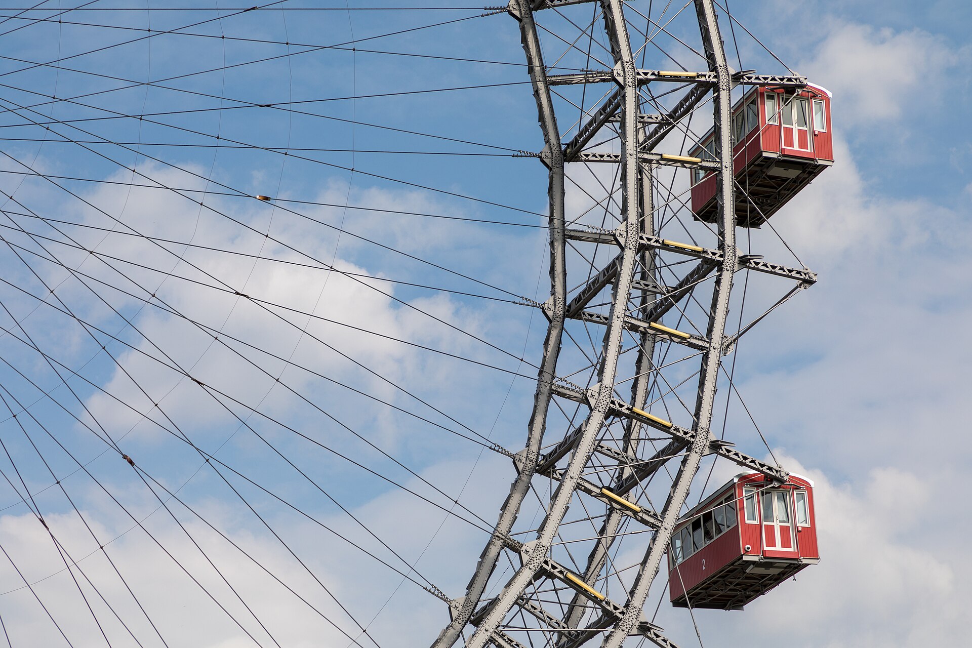 A cabin on the Riesenrad