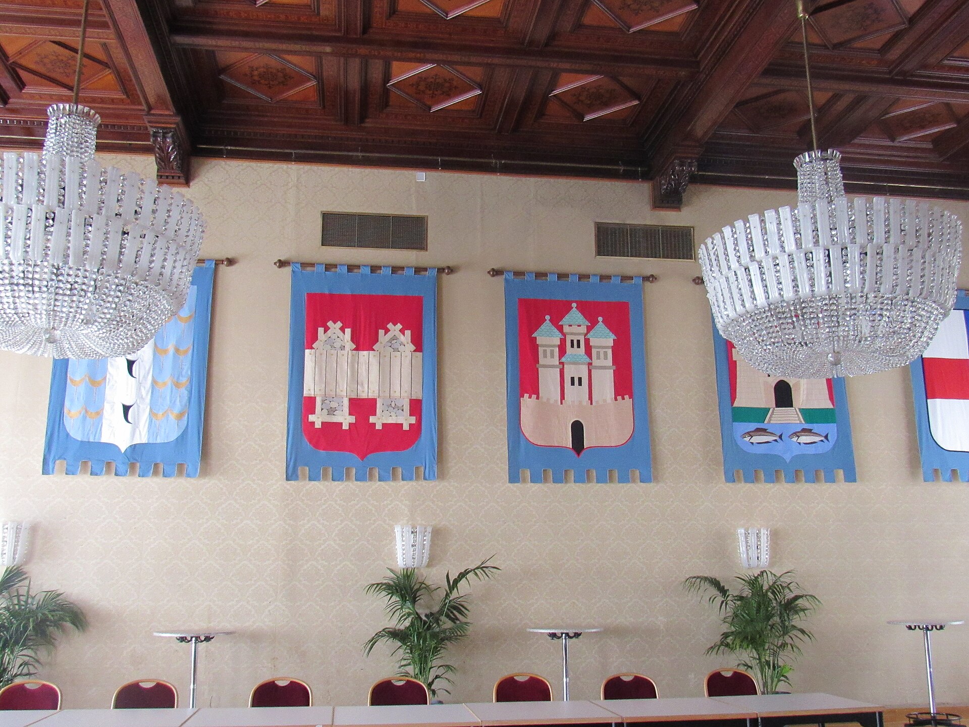 A hall inside Vienna City Hall