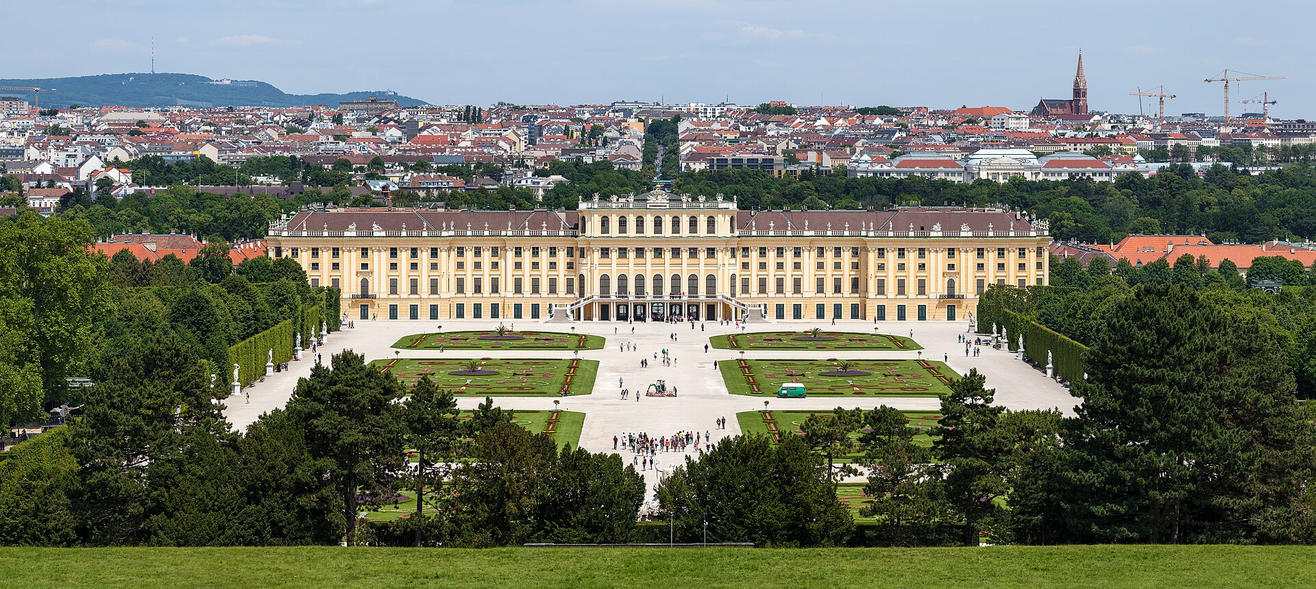 Schonbrunn Palace and its gardens