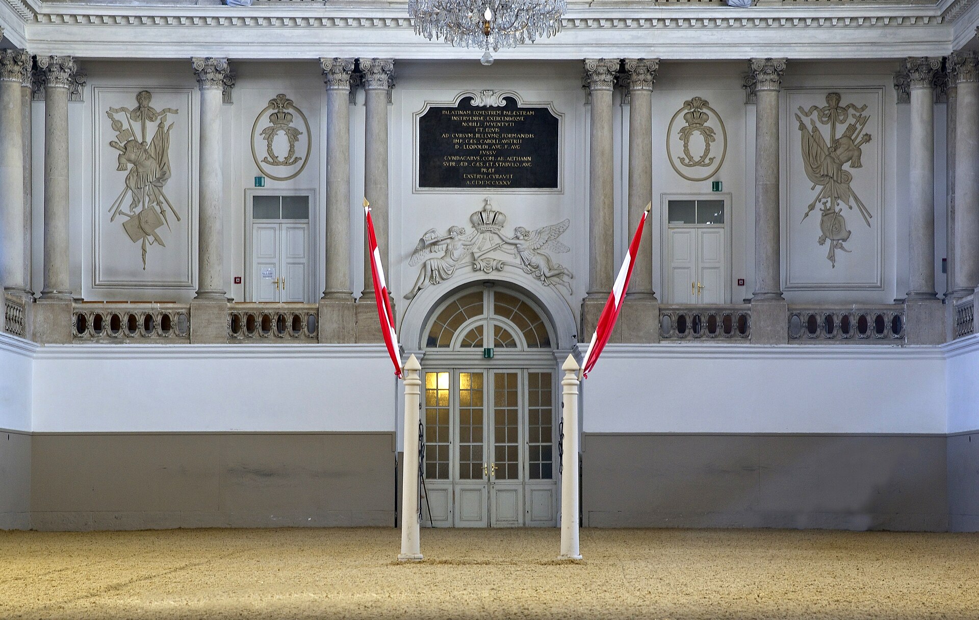 The arena of the Spanish Riding School