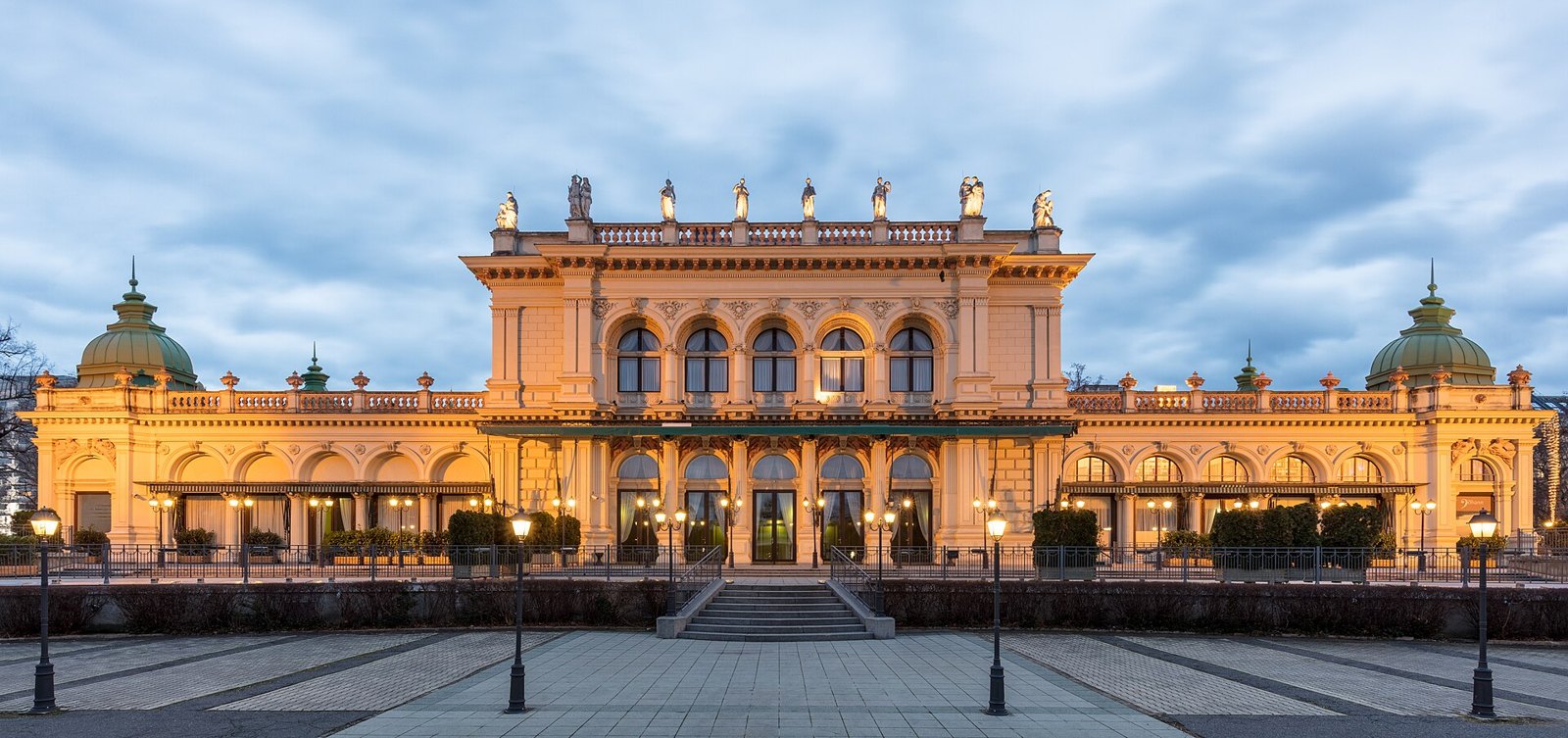 The Kursalon in Vienna's Stadtpark, the salon venue where Johann Strauss performed